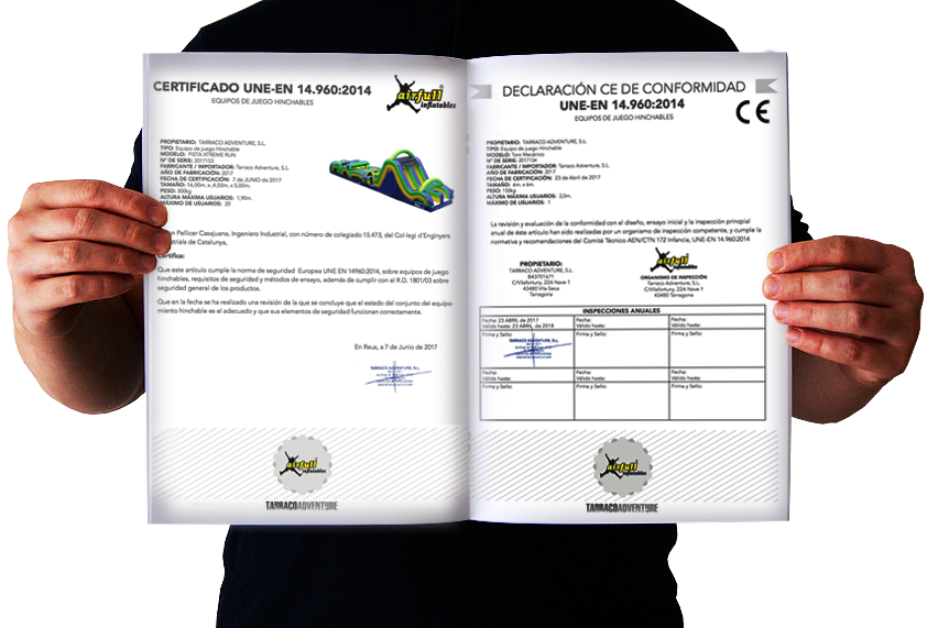 Dossier acreditativo Airfull de la normativa UNE-EN 14.960:2014